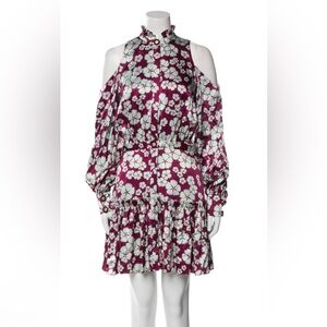 Alexis Audrina Floral Silk dress